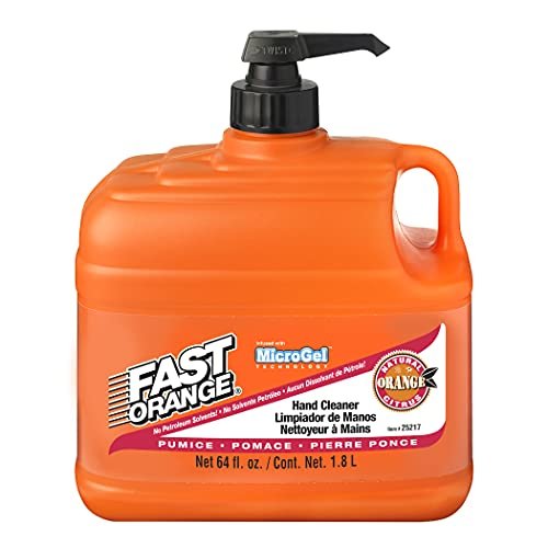 Fast Orange fine pumice hand cleaner, 64 ounce bottle