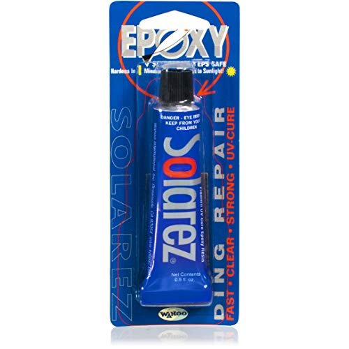 Solarez UV cure epoxy ding resin repair kit, 2 ounce tube